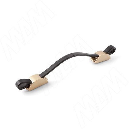 Ручка-скоба 128-160мм золото матовое/черный (WMN.403.W16.6CP4)