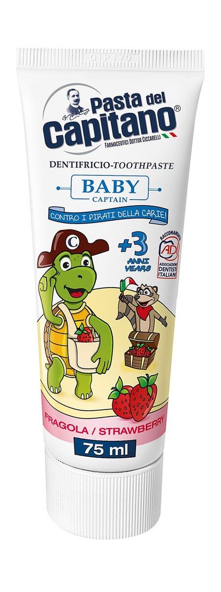Pasta del Capitano Captain Baby Toothpaste Strawberry