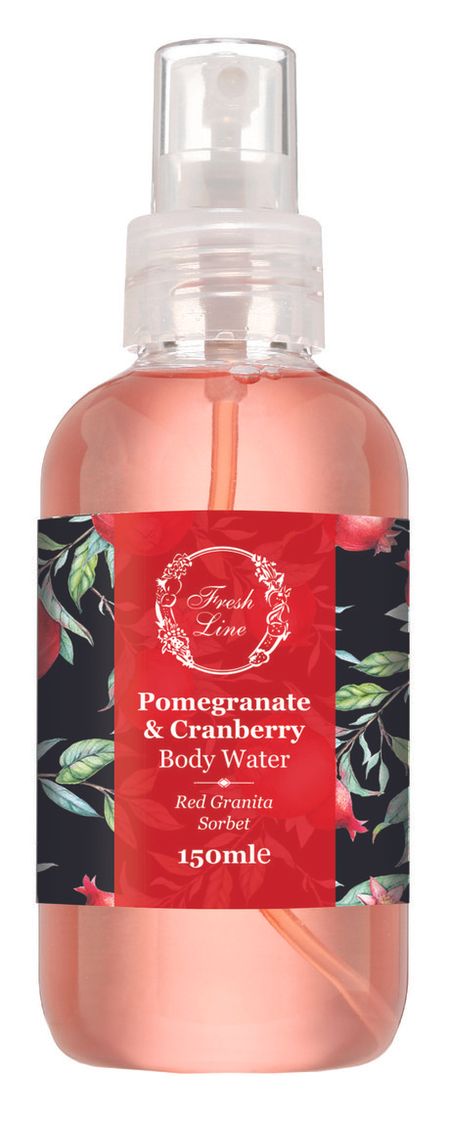 Fresh Line Гранат и клюква Ароматная вода для тела