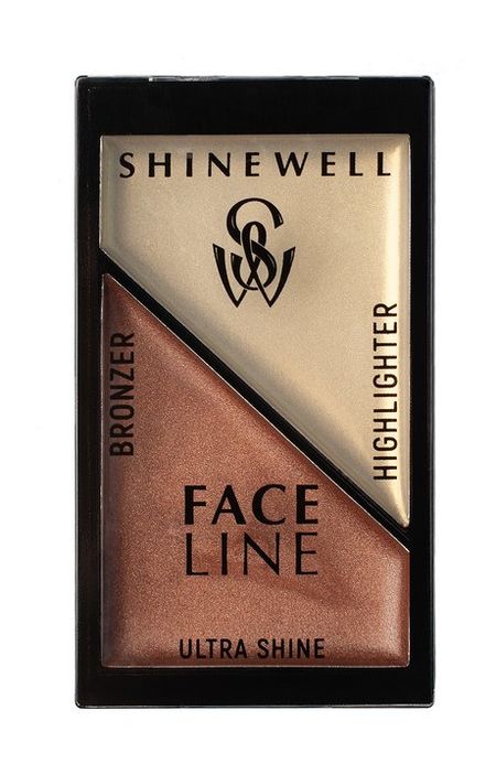 Shinewell Face Line Ultra Shine Bronzer Highlighter