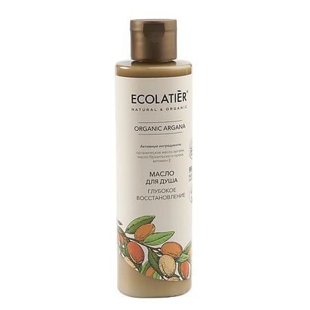 Масло для душа ECOLATIER GREEN Масло для душа Глубокое восстановление ORGANIC ARGANA