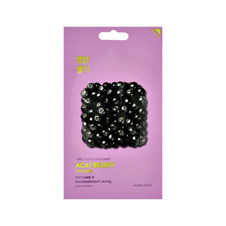 Маска для лица HOLIKA HOLIKA питание и витаминный заряд с ягодами асаи 23 мл