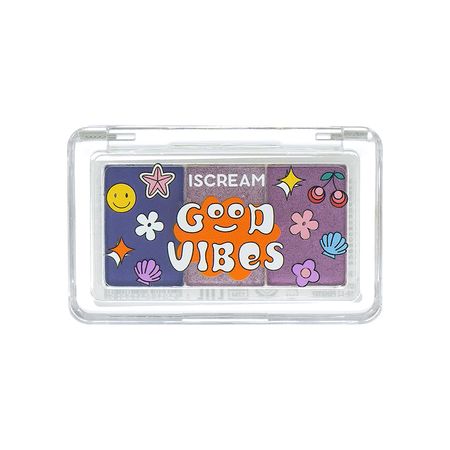 Тени для век из палетки ISCREAM GOOD VIBES 4 оттенок 10-12
