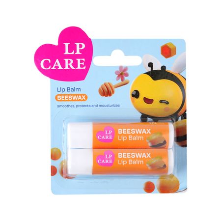 Бальзам для губ LP CARE Пчелиный воск 3 г 2 шт