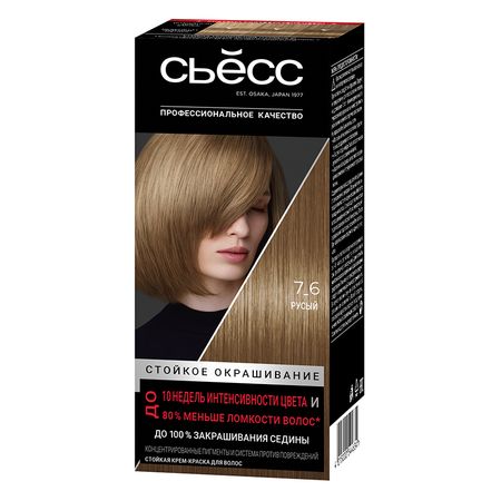 Краска для волос СЬЁСС тон 7-6 Русый