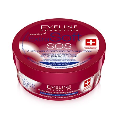 Крем для лица и тела EVELINE EXTRA SOFT SOS интенсивно регенерирующий для очень сухой кожи 200 мл луиза пенни очень храбрый человек