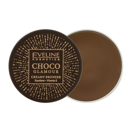 Бронзер для лица EVELINE CHOCO GLAMOUR кремовый тон 02
