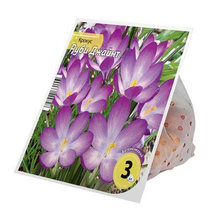 луковицы растений крокус Руби Джайнт 5/7 3шт