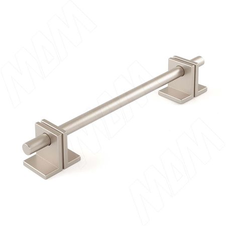 Ручка-рейлинг 160мм никель матовый (WMN.906.160.6B6B)