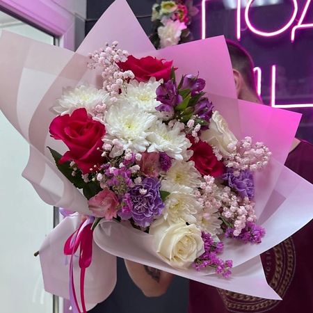 Букет живых цветов ДАРИ ЦВЕТЫ Букет «Впечатление» нобуюки накаи жесты красавиц искусство производить правильное впечатление