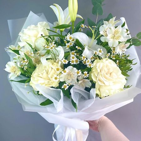 Букет живых цветов ДАРИ ЦВЕТЫ Ромашковый блюз эльдар сафин волков блюз