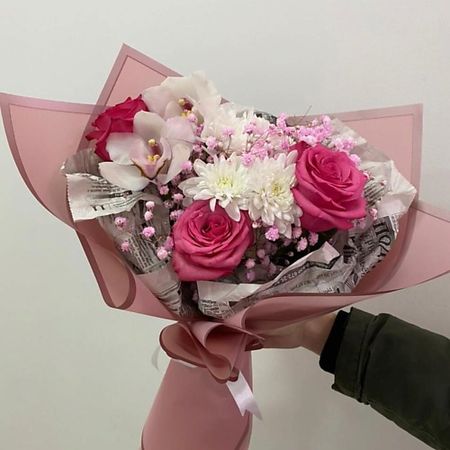 Букет живых цветов ДАРИ ЦВЕТЫ Букет с орхидей