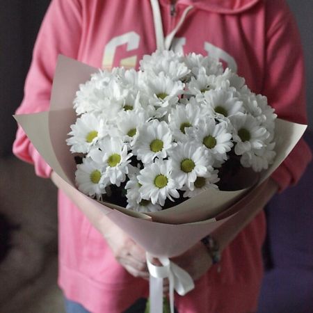 Букет живых цветов ДАРИ ЦВЕТЫ Букет ромашек хризантем