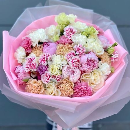 Букет живых цветов ДАРИ ЦВЕТЫ Букет «воздушный зефир»