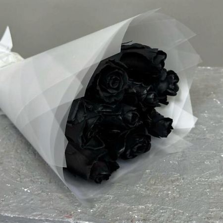 Букет живых цветов ДАРИ ЦВЕТЫ 9 чёрных роз сергей викторович нуртазин последний бой чёрных дьяволов