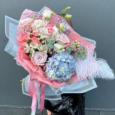 Букет живых цветов ДАРИ ЦВЕТЫ Букет «нежные облака»