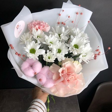 Букет живых цветов ДАРИ ЦВЕТЫ Хризантемы в авторском букете «Есенин» сергей александрович есенин “душа грустит о небесах ” стихотворения поэмы