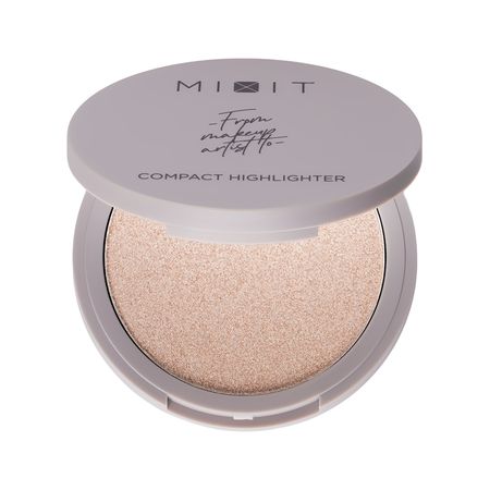 Хайлайтер для лица MIXIT COMPACT HIGHLIGHTER компактный тон 01 Diamond