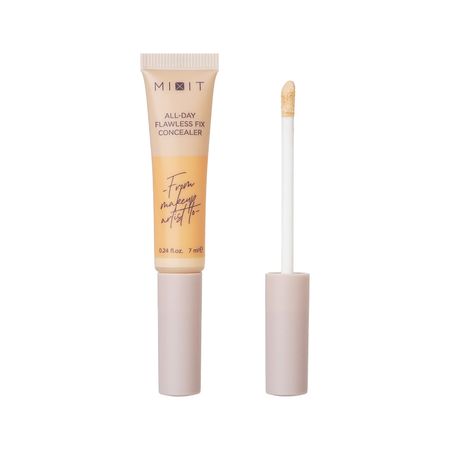 Консилер для лица MIXIT ALL DAY FLAWLESS FIX с безупречной фиксацией тон 002 Beige наталья ушкина нужные машинки