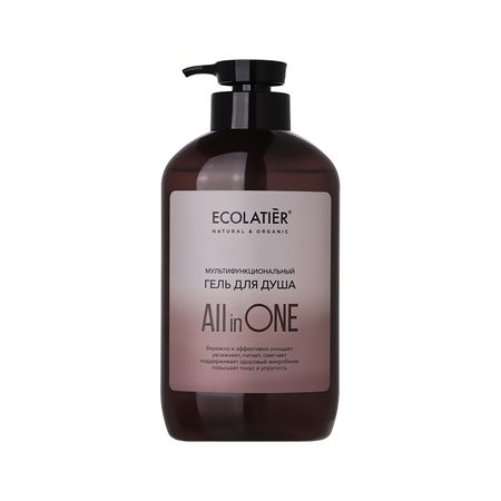 Гель для душа ECOLATIER ALL IN ONE мультифункциональный 600 мл мамино сокровище