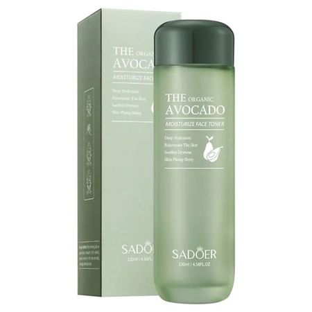 Тонер для лица SADOER Тонер для лица органический увлажняющий с экстрактом авокадо