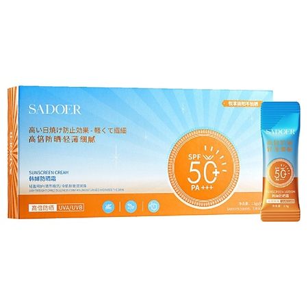 Солнцезащитный крем для лица и тела SADOER Крем для лица и тела солнцезащитный SPF50+ PA+++