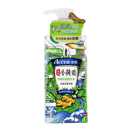 Шампунь для волос ACCEN GINGER с имбирем против перхоти 500 мл