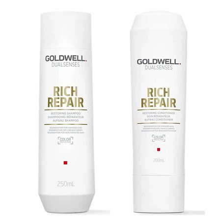 Набор для ухода за волосами GOLDWELL Набор Dualsenses Rich Repair: Шампунь + Кондиционер
