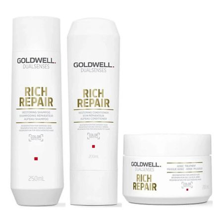 Набор для ухода за волосами GOLDWELL Набор Dualsenses Rich Repair: Шампунь + Кондиционер + Маска