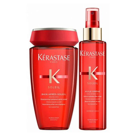 Набор для ухода за волосами KERASTASE Набор Soleil: Шампунь Bain Apres Soleil + Масло-спрей для волос Huile Sirene