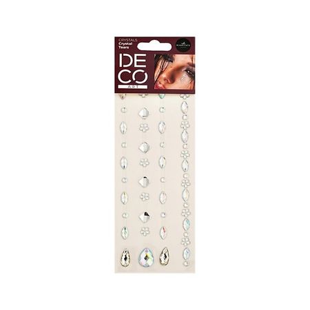 Наклейки для лица DECO. Кристаллы для лица и тела CRYSTALS by Miami tattoos (Crystal tears)
