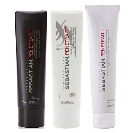 Набор для ухода за волосами SEBASTIAN PROFESSIONAL Набор Penetraitt Trio Bundle: Шампунь + Кондиционер + Маска