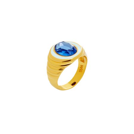 WILHELMINA GARCIA Кольцо Dreamy Crystal Ring – Blue kami garcia margaret stohl dangerous deception
