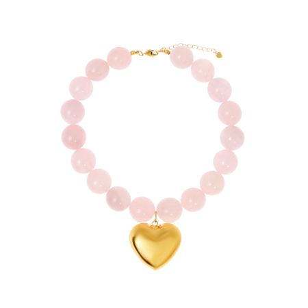 HOLLY JUNE Колье Date On The Beach Necklace - Pink