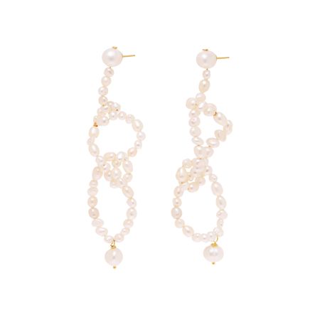 PEARL OCTOPUSS.Y Серьги White Lotus Earrings