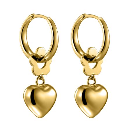 KOTLO STUDIO Серьги Flower's Hearts Gold Earrings