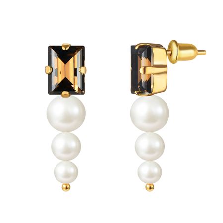 PHENOMENAL STUDIO Серьги Wood Pearl Earrings