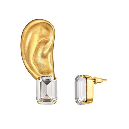 PHENOMENAL STUDIO Серьги Voice Inside Crystal Right