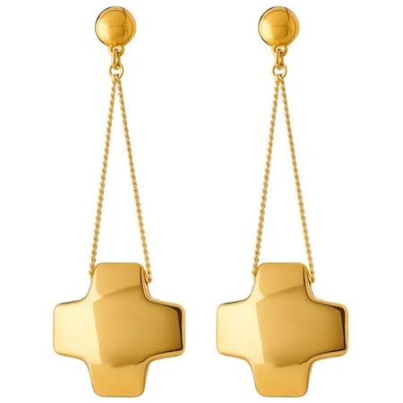 LA CONCEPTION DE SAFINA ANTONINA Серьги Confession Earrings - Gold