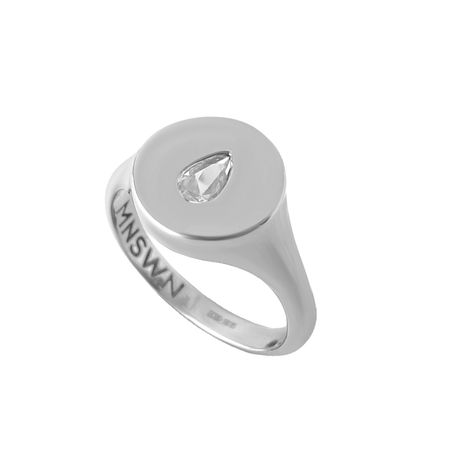 MOONSWOON Кольцо-печатка Drop Ring