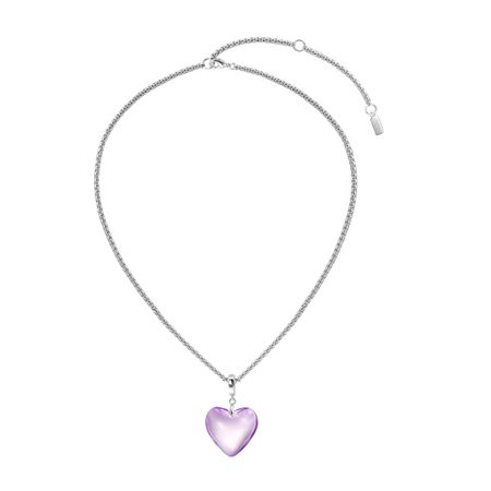 KOTLO STUDIO Цепь Lonely Heart Purple-Silver Necklace