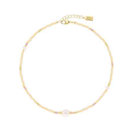 KOTLO STUDIO Колье Pearl Touch Gold-Yellow Necklace