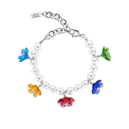 KOTLO STUDIO Браслет Secret Garden Silver-White Bracelet