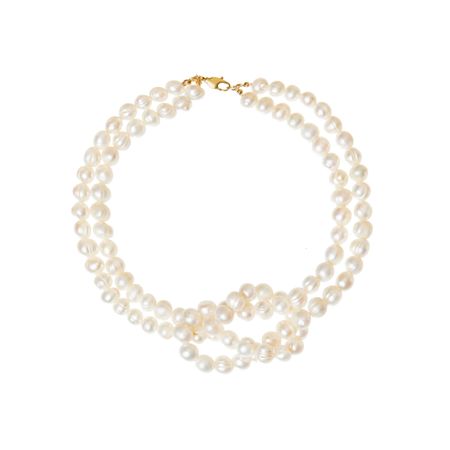 PEARLY CLOUD Колье Major Pearl Twist Necklace