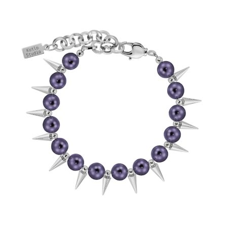 KOTLO STUDIO Браслет Punks Still Alive Silver-Blue Bracelet