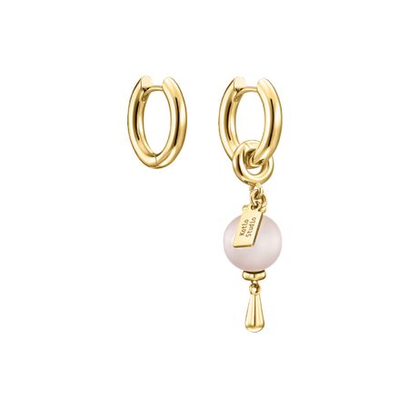 KOTLO STUDIO Серьги Bubble Pearl Gold-Beige Earrings