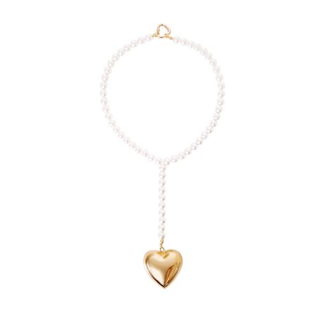 HOLLY JUNE Колье Loving Pearly Tie Necklace