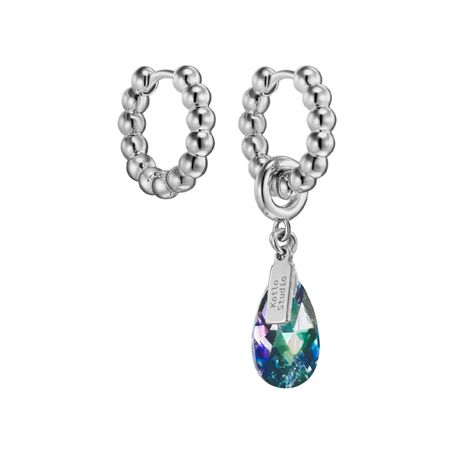 KOTLO STUDIO Серьги Drop Silver-Holographic Earrings