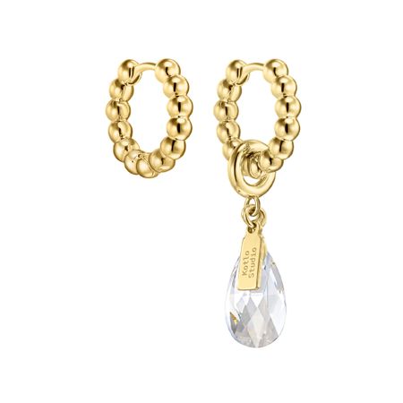 KOTLO STUDIO Серьги Drop Gold-Beige Earrings
