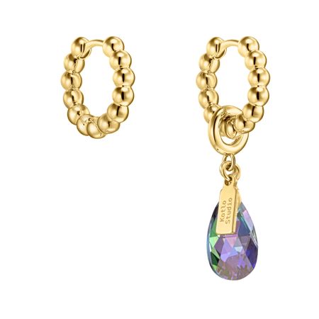 KOTLO STUDIO Серьги Drop Gold-Holographic Earrings